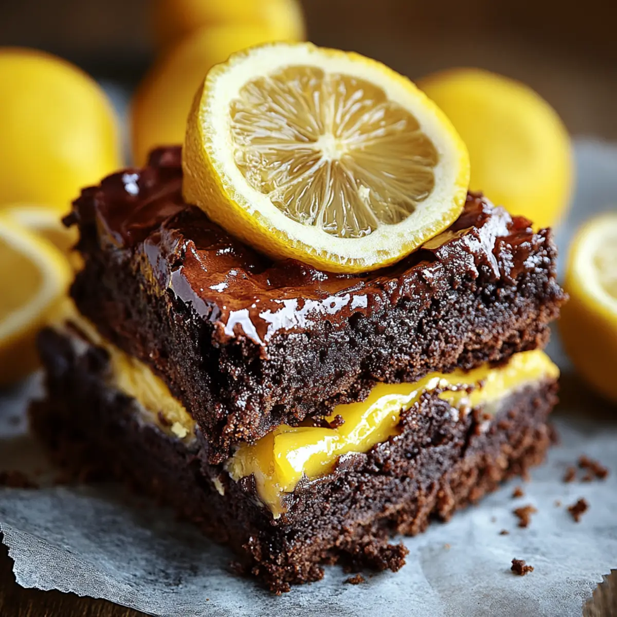 Zesty Citrus-Infused Lemon Brownies