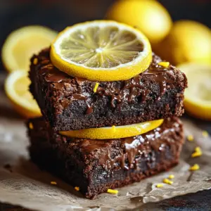 Zesty Citrus-Infused Lemon Brownies