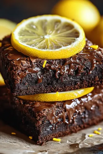 Zesty Citrus-Infused Lemon Brownies
