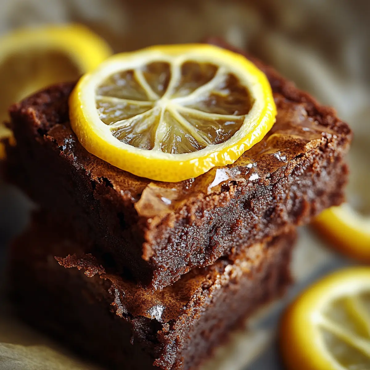 Zesty Citrus-Infused Lemon Brownies