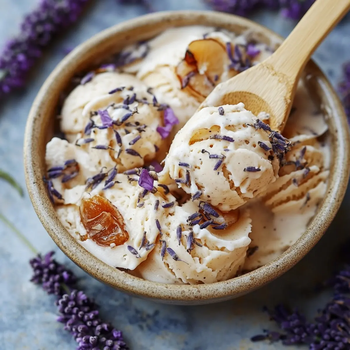 Honey Lavender Ice Cream