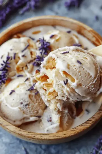 Honey Lavender Ice Cream